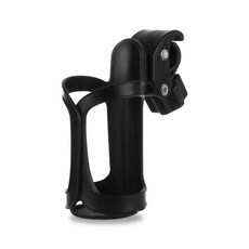 조절 회전 유모차 자전거 물병 홀더 물컵 브래킷 거치대, 1개, 1. 검정색