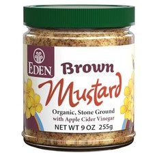 에덴 유기농 브라운 머스타드 255그램 Eden Organic Brown Mustard 9 oz