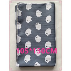 可愛綿羊圖案墊子 150*186公分 柔軟舒適 居家裝飾 兒童安全墊, 防水萬用墊105*150cm, 1個