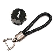 알루미늄 오토바이 키 케이스 커버 보호 쉘 끈 장식, 5. B-black keyring, 1개