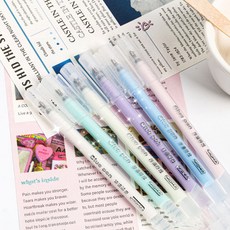 MOKA 글루펜 6종 세트 접착펜 다이어리 꾸미기 종이 공예 풀펜, 1세트, Moka한정판 글루펜