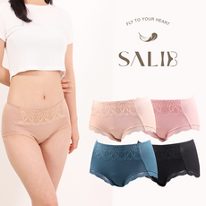 샐리브 빨아입는 감쪽 안심 여성 요실금팬티 면스판 방수 25ml 얇은 슬림 패드 속옷 4장