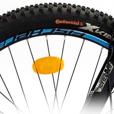 보따제이 자전거 바퀴 반사판 자전거바퀴반사판 자전거반사판 어린이자전거반사판, 오렌지, 1개