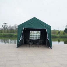 옥상 원두막 바베큐장 농막 전원주택 방갈로 테라스 쉼터, 2mx2m 사면 포함 기본 발송 미백색