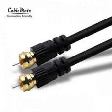 케이블메이트 TV 안테나 동축 RF 케이블 2M, CM3402, 1개