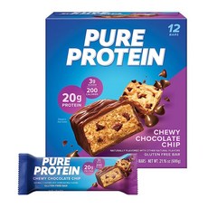 Pure Protein 퓨어 프로틴바 초콜릿 피넛 캐러멜 1.76온스 12팩 173413