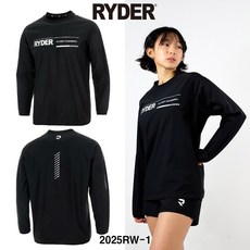 라이더 배드민턴 긴팔 상의 바람막이 블랙 2025RW-1 남여공용