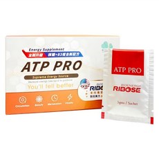 ATP PRO速復能D-ribose核糖B3複合粉包(5g x30包/盒)能量補充, 1箱