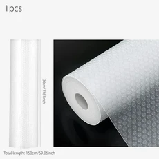 재사용 가능한 서랍 라이너 세척 방진 및 미끄럼 플레이스매트 캐비닛 냉장고 1 롤, 01 1pc, 02 30x150cm