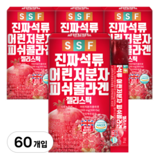 순수식품 진짜 석류 저분자 콜라겐 젤리 스틱, 300g, 4개