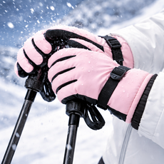 DIYF 학생 여성 겨울 스키장갑 기모 방수 방한장갑