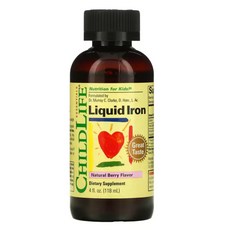차일드라이프 키즈 리퀴드 아이언 내추럴 베리맛, 118ml, 1개