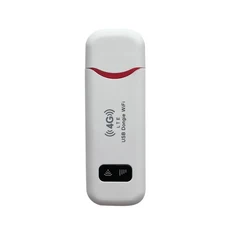 4G LTE 무선 USB 동글 모바일 광대역 모뎀 150Mbps SIM 카드 가정/사무실 WiFi 네트워킹 어댑터, 01 white red 1PC