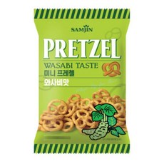 삼진 미니 프레첼 와사비맛, 70g, 9개