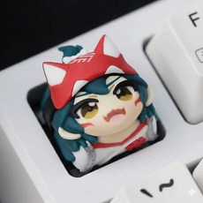 힐링플러스 오버워치 3D 기계식 키캡, 일반형, 이미지색상, 1.Kiriko 키리코