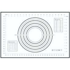 일본 직배송 실리콘 쿠킹 매트 빵 반죽 대형 제과 내열성 미끄럼 방지 눈금 표시 세척 가능 재사용 편리한 보관 전자레인지 사용