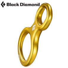 Black Diamond 八字環 Super 8 下降器 620072, 1個, 金黃色