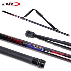 DIF 체어맨 탑 뜰채로드 6m 카본99% 민물 바다 겸용, 블랙