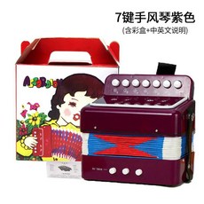 미니 키 아코디언 악기 크리스마스 선물 조기 학습 교육 리듬 훈련, 1개, 2. H, 기본