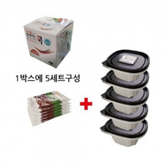 용기 발열팩 세트, 단일옵션