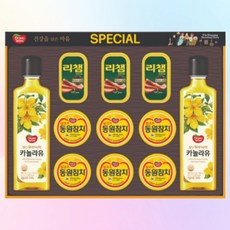 동원선물세트 설 추석 명절 선물세트 참치 리챔 식용유 구성 쇼핑백 포함, 1
