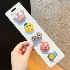 寶寶不傷髮胎毛夾 嬰幼兒髮夾頭飾 女童可愛韓版髮飾