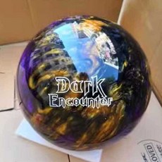 독특한 볼링공 특이한 파운드 8파운드 전문가 앤, 1개, 보라-검정-금색 14파운드