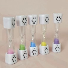 모래시계 타이머 어린이 칫솔 세면 시간측정 책상 욕실 선물, 상세페이지 참조