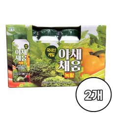 코스트코 야채채움 녹황 (190mlx16개입) /냉장 야채주스 국내산케일, 2박스, 3.04L