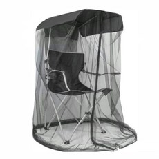 戶外庭院鞦韆椅蚊帳 釣魚庭院蚊帳 搖椅遮光紗帳, 灰色-蚊帳,155*125*205CM