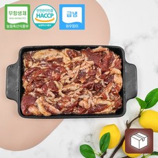 지리산 무항생제 유황오리 간장 주물럭 500g, 1개