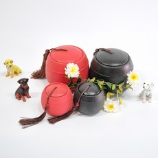 무광 반려동물 노리개장식 유골함 강아지 고양이 추모함 유골보관함 납골 밀봉, 1개