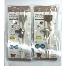 KUMA BABY 兒童學習筷 訓練輔助筷 右手專用 指環設計 1入, 隨機, 1套