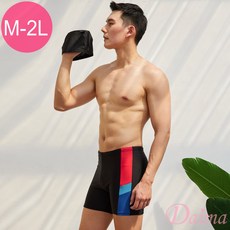 Daima黛瑪 男泳褲 大尺碼 跳色三分泳褲 M-2L