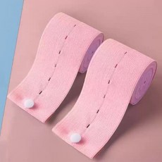 태아 심장 모니터링 벨트 검사 배꼽 지지대 2 팩 임산부 임산부박동기, 블루(6x130cm) 2개