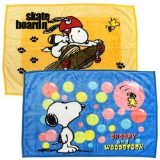 비브랜드 스누피 극세사 무릎담요 캐릭터 사무실 캠핑 휴대용 담요, 풍선(199217)