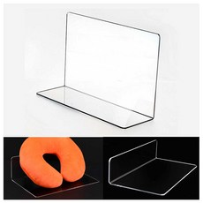 받침대 L형 투명 아크릴 칸막이 대형 보관함