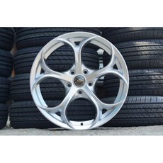 FK鋁圈 17吋 5/114.3 S891 高亮銀 鋁合金輪圈, 1個