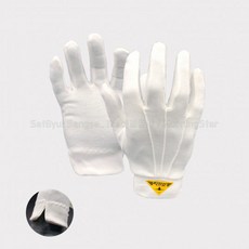 예식장갑 파일럿 특단 50g 추 순면 예식장갑 면장갑, 무단추, 1개
