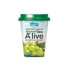 덴마크 테이크얼라이브 머스캣 청포도 컵음료, 250ml, 1개