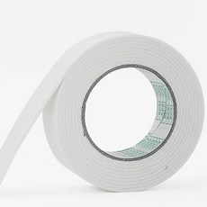 액자 떨어질때 강력부착용 양면폼테이프 두꺼운 고정 무타공벽면사용, 길이 5m_너비 24mm 4p