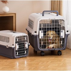 대형견 켄넬 항공 애견 탁송함 박스 하드캐리어 이동장 대형견켄넬 허스키 운송, 0번 48 32x30cm 4.0kg