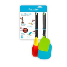 [공식수입] 드림팜 에센셜 세트 (미니스푼 스푼 쵸플라 뒤집개 미니 쵸플라 뒤집개), 1개, 색상고정