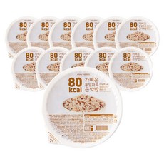슬로우래빗 80kcal 가벼운 통밀파로 곤약밥, 12개, 130g