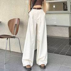美式闊腿牛仔褲女新款高腰顯瘦寬鬆褶皺慵懶垂感直筒休閒褲子批發