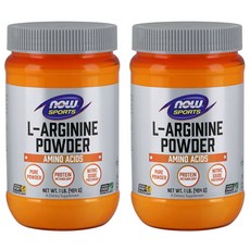 NOW Foods 左旋精胺酸粉, 454g, 2個