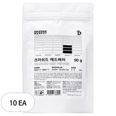 딜리셔스마켓 크러쉬드 레드 페퍼 더블랙 리필팩, 90g, 10개