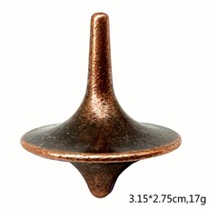 팽이 토템 6color 스피너 아연합금 무한팽이, 1개, 레드 고동색