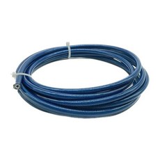 5681020M AN3 오토바이 땋은 PVC 스테인레스 스틸 PTFE 브레이크 라인 호스 유체 유압 호스 레이싱 오일 연료 튜브 파이프, 02 Blue 5M