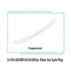 2019-2023 BMW 3시리즈 G20 G28 G80 리어 윈도우 루프 스포일러 320i 325i ABS 튜닝 바디킷 호환, 카본 Printing